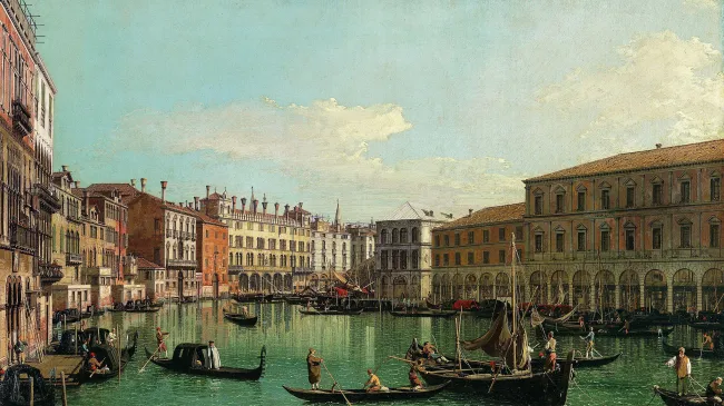 The Grand Canal by Giovanni Cannaletto